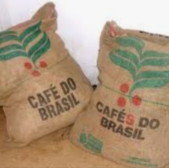 Coffee Bean Burlap Bean Bag - Picture 3 of 3